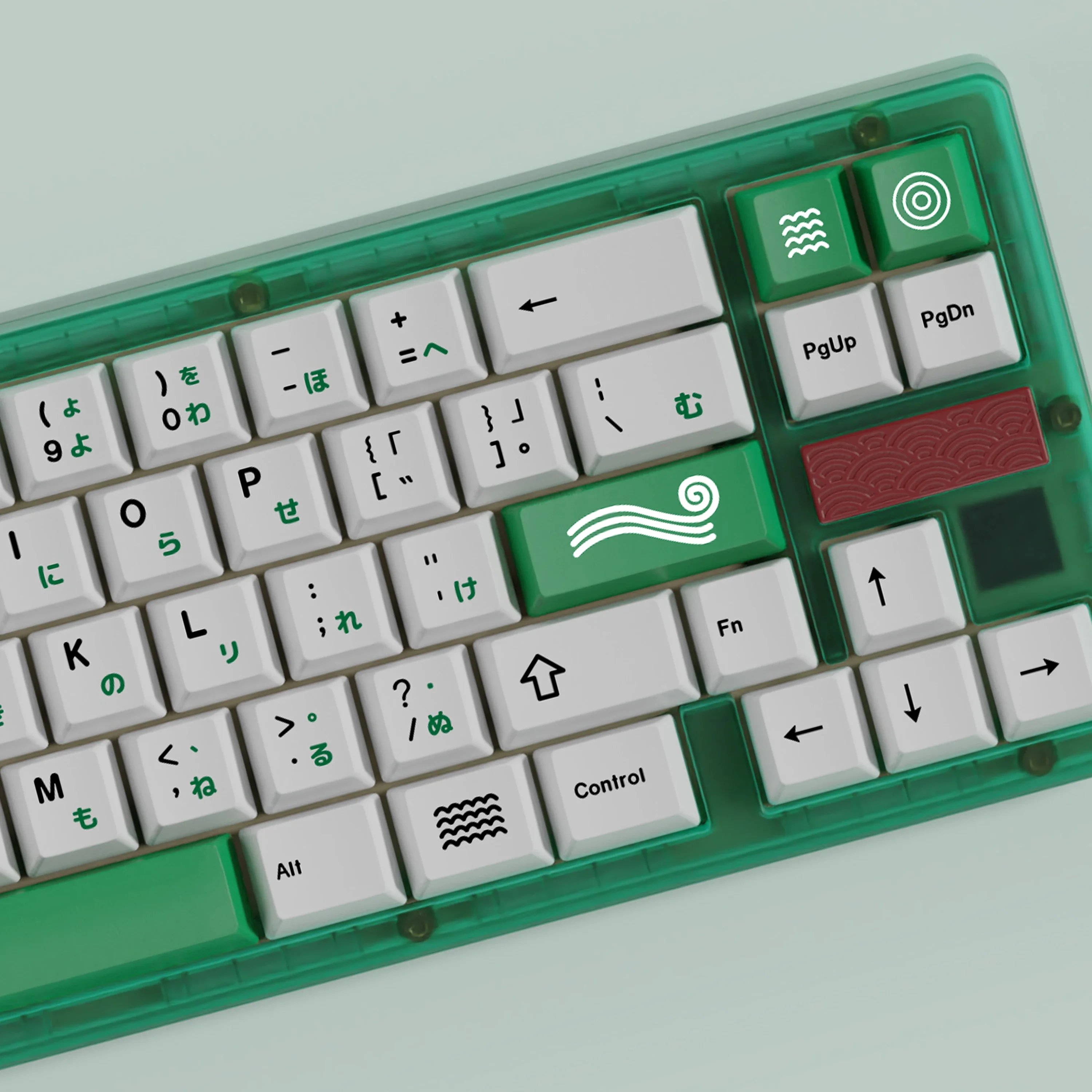 

Customized keyboard pbt sublimation original height keycap split space - landscape