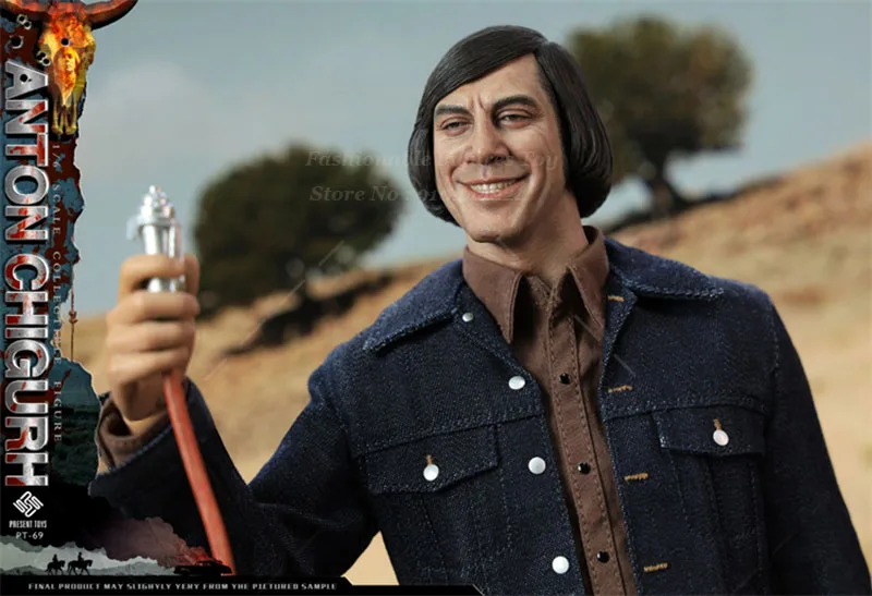 PRESENT TOYS 1/6 PT-sp69 Men Soldier Cold Blooded Killer Chigurh Javier Bardem Full Set 12Inch Action Figure Body Best Model