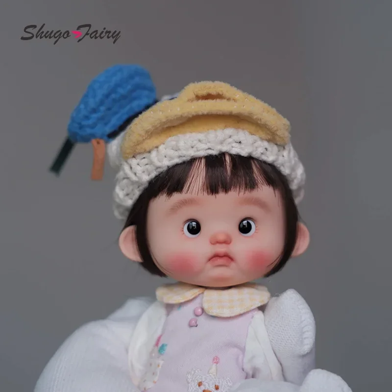 IN STOCK XiaoPangpi Bjd Doll 1/11 XiaoCong1 OB11 Blythe Qbaby Reborn SuperCute SoothBigHead Figure Ball Jointed Dolls ShugaFairy