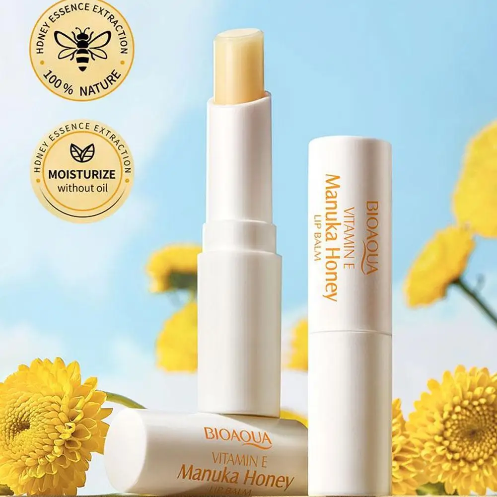 

BIOAOUA Lip Balm Moisturizing,Anti-Drying,Vitamin E & Honey, Nourishing Lip Care For Dry Lips, Long-Lasting Hydration Lip Care