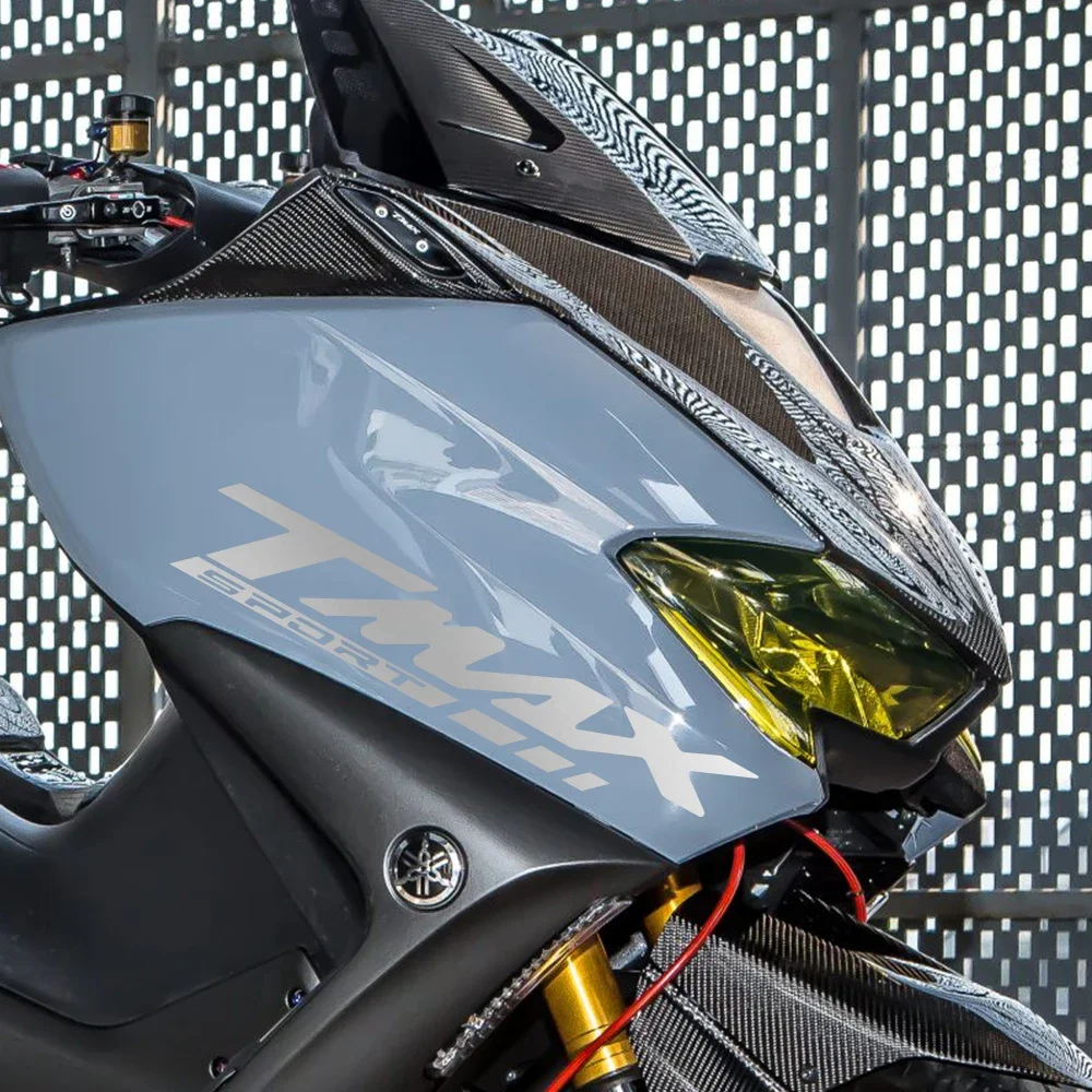 Motorcycle Scooter Styling Sticker Front Fairing Stripe Sport Racing Waterproof And Sunscreen PVC Decals Decoration Accessories image 3
