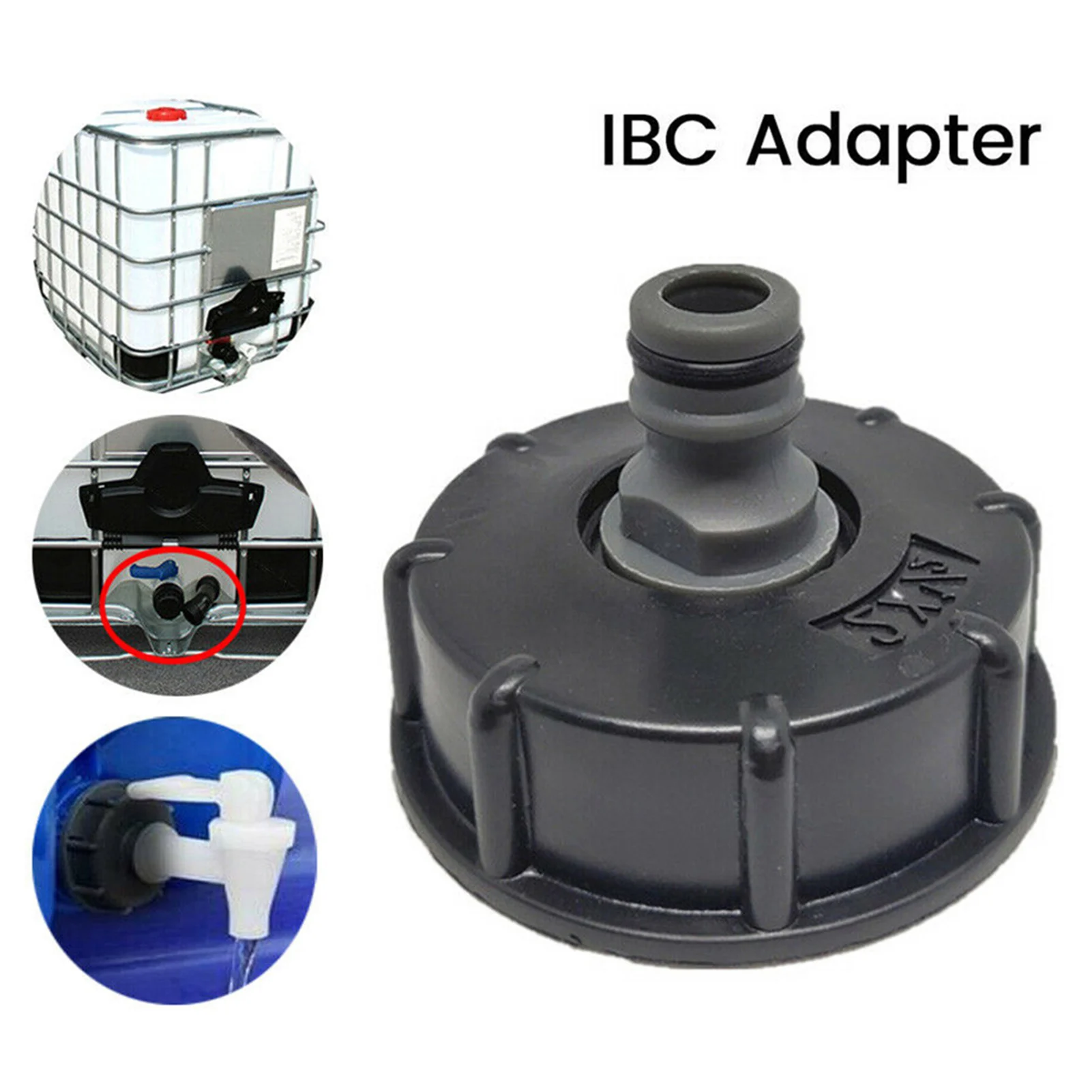 

IBC Adapter Adaptor Connector Tap Hose Hoze Water Standard Fit Adapter Standard Fit