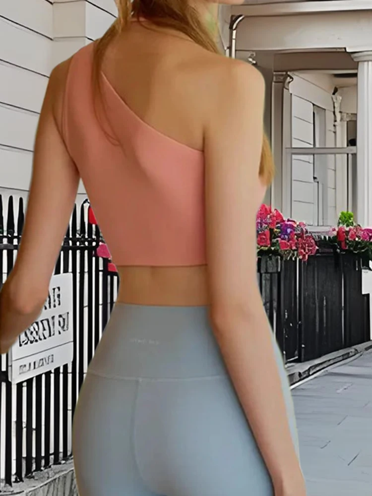 

Моющийся комплект из жилета и брюк для йоги с бретельками Ne Slant Design Спортивный бюстгальтер с нагрудной подушечкой Fitn Брюки для женщин