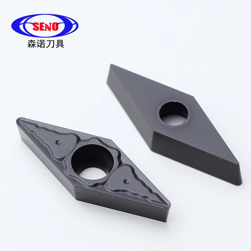 SENO 1PCS Universal CNC Turning Tool Inserts Machining Lathe Plates VCMT160408 Carbide Cutter Milling for CNC Turning VCMT160404