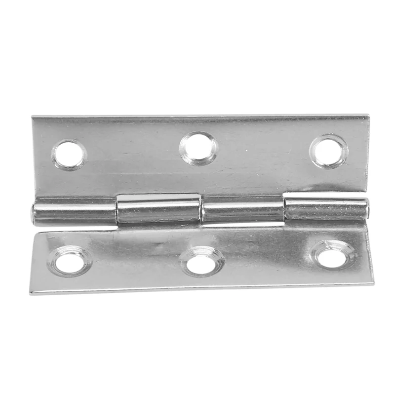 

ABZS 2.5 Inches Long 6 Mounting Holes Stainless Steel Butt Hinges 160 Pcs (Pack Of 160)