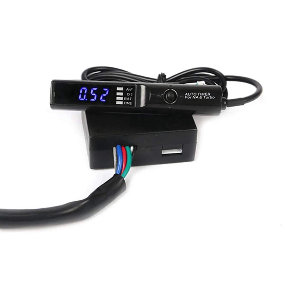 Universal 12V Turbo Timer สําหรับ Universal Car Auto LED Digital Display สําหรับ Turbo & NA Turbocharged เครื่องยนต์ Protector สีฟ้า—L49A