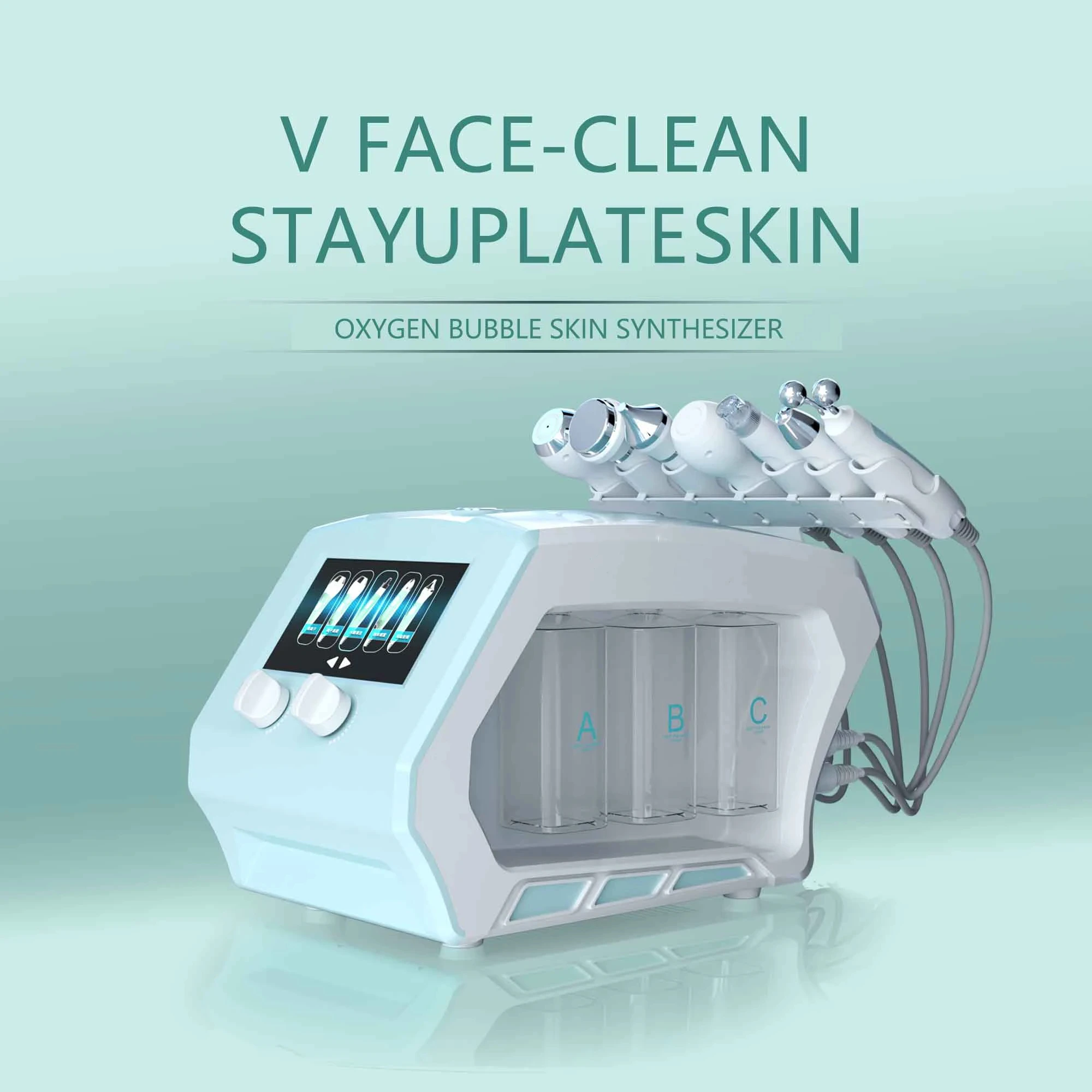 

Portable 8 In 1 Plasma Ultrasonic Microcrystalline Dermabrasion Hydra Face Machine Water Oxygen Facial Beauty Machine