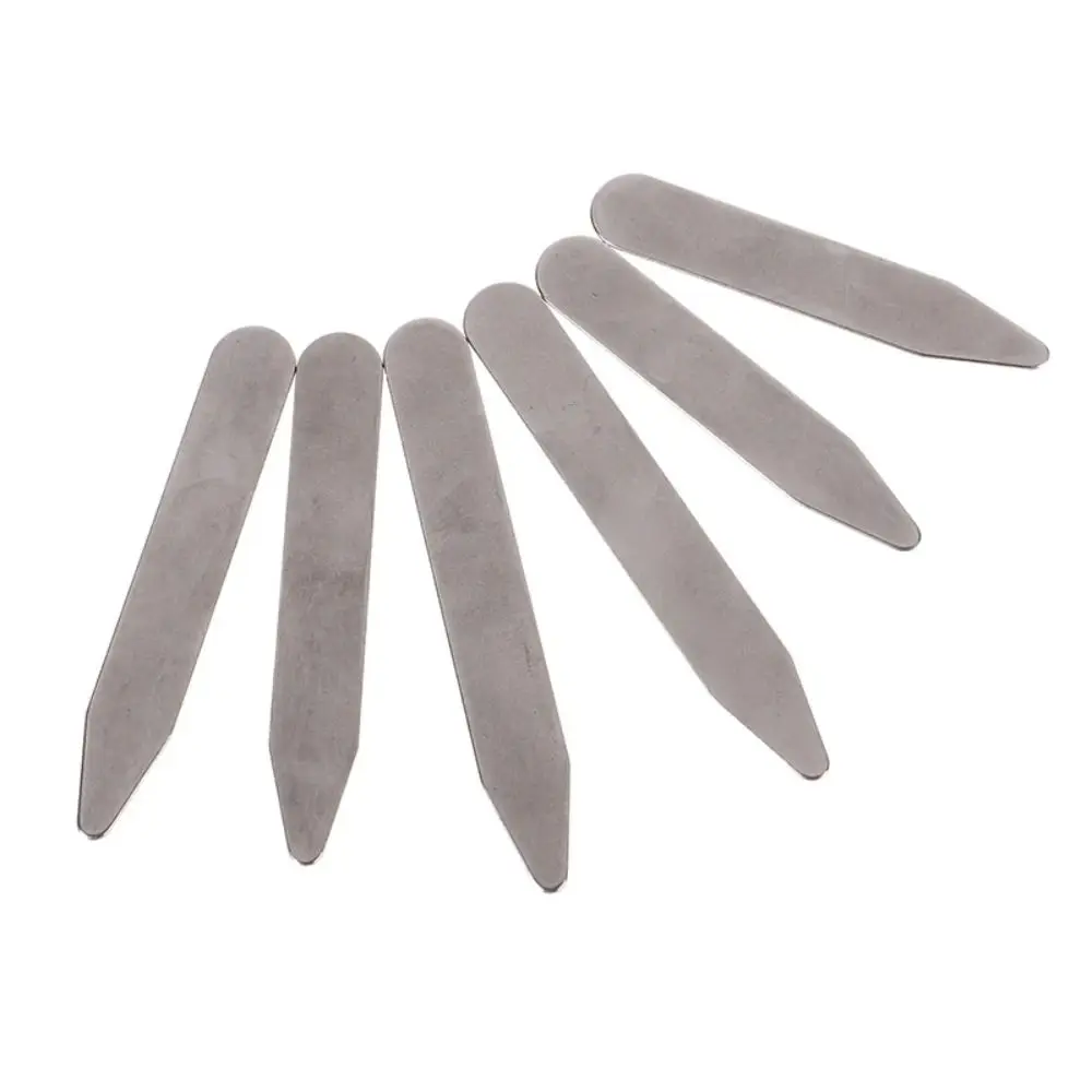 6 قطعة طوق جديد من الفولاذ المقاوم للصدأ يبقى مغناطيسيًا مع إدراج قميص دعم طوق الصندوق لرجال الأعمال