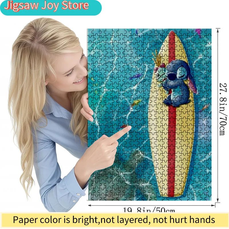 จิ๊กซอว์สีสันสดใสลายสตรีทแฟชั่น 1,000 ชิ้น |   การออกแบบเชิงนามธรรมที่สดใส ลวดลายการ์ตูนที่ท้าทายและน่าสนุก สำหรับครอบครัว