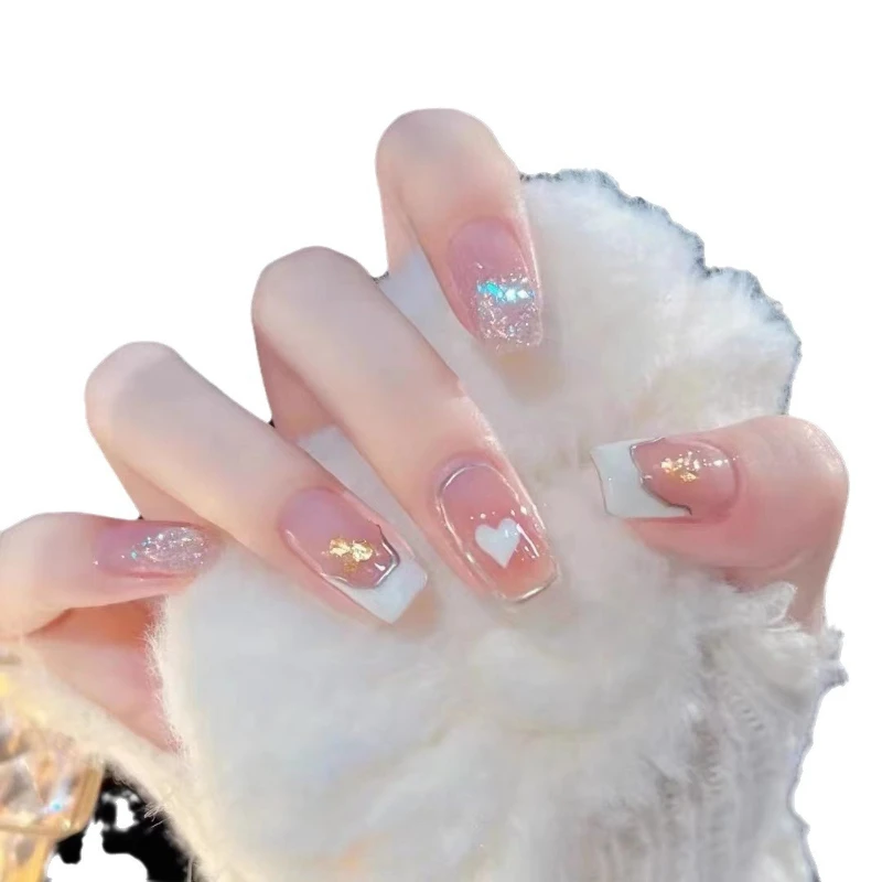

Pure handmade phototherapy, wearing nail pounding, reusing nail patch removable