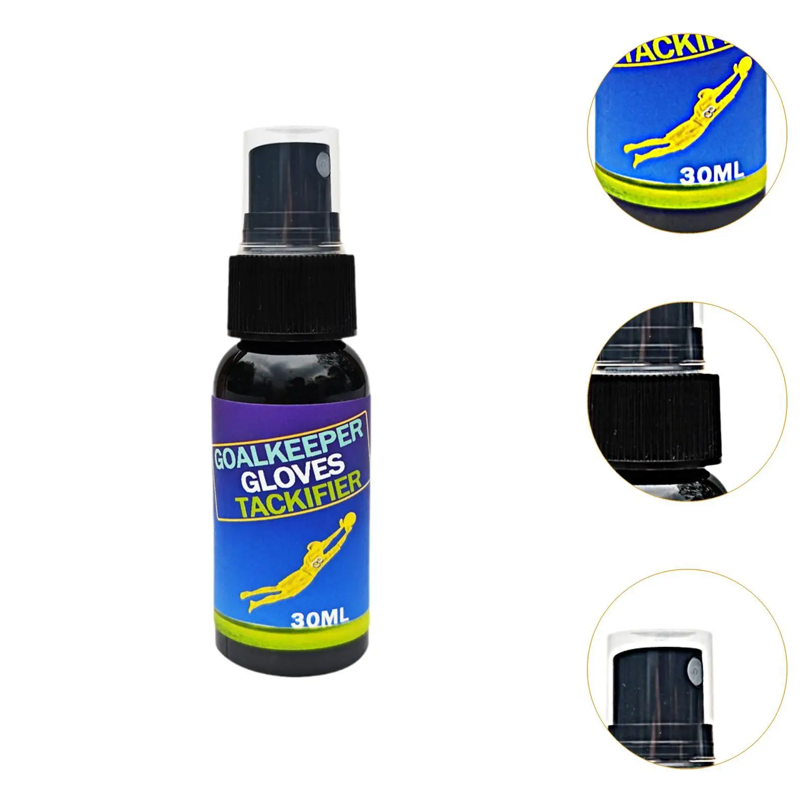 Soccer Goalkeeper Glove Grip Spray Firm Hold Football Glove Sticky Spray for Training Matches All Weather Sports Accessory