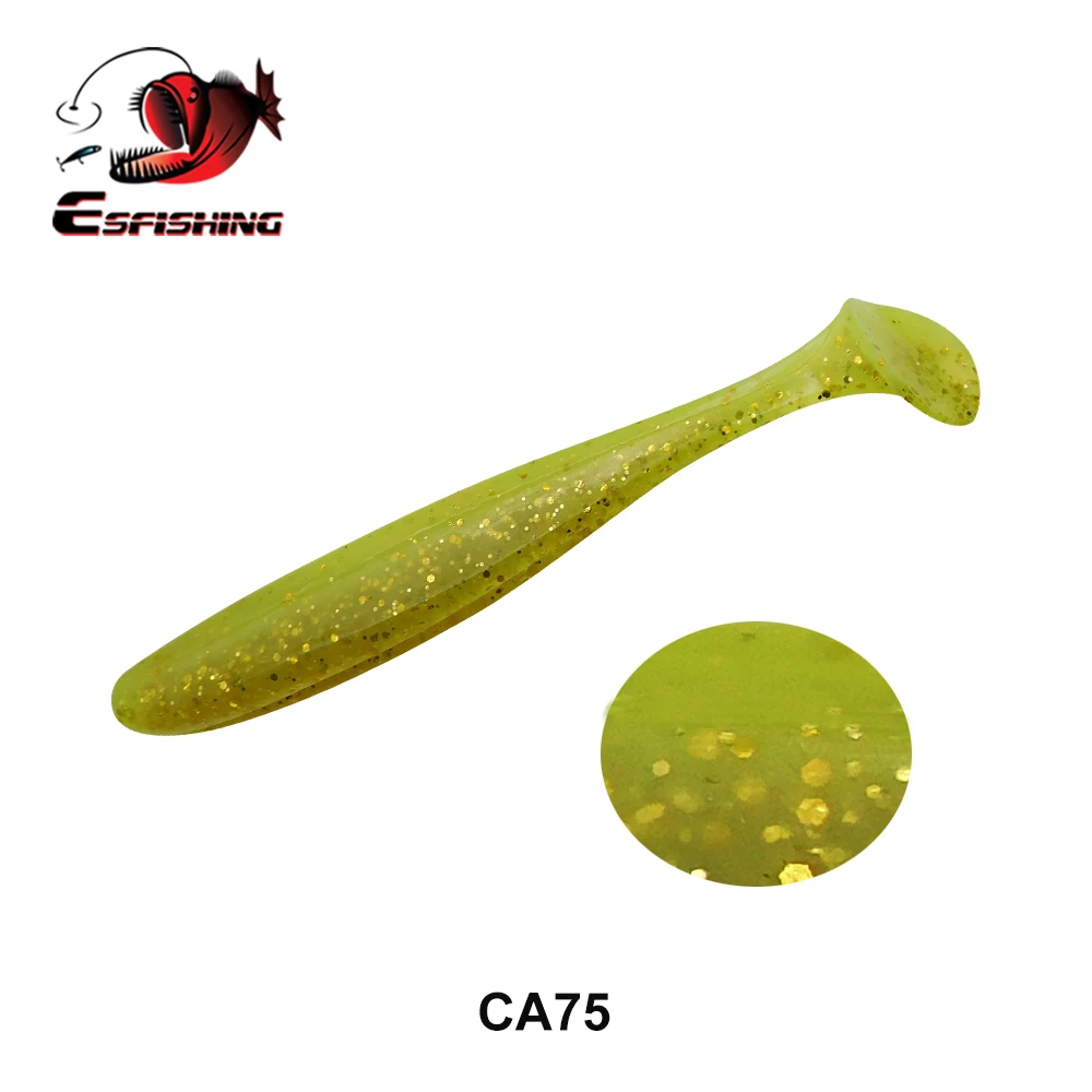 ESFISHING Angelköder 50mm 76mm 100mm 125mm 180mm ES Easy Shiner Isca Artificial Pesca zum Angeln von Barsch, Hecht, Zander, Bass