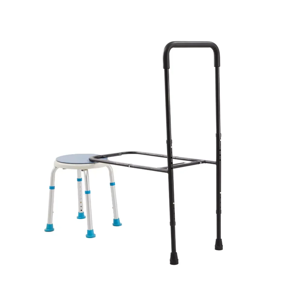 Height Adjustable Bed Assist Rail for Elderly Adults Seniors Fall-Preventing Handrail Safety Bed Rehabilitation Therapy Supplies