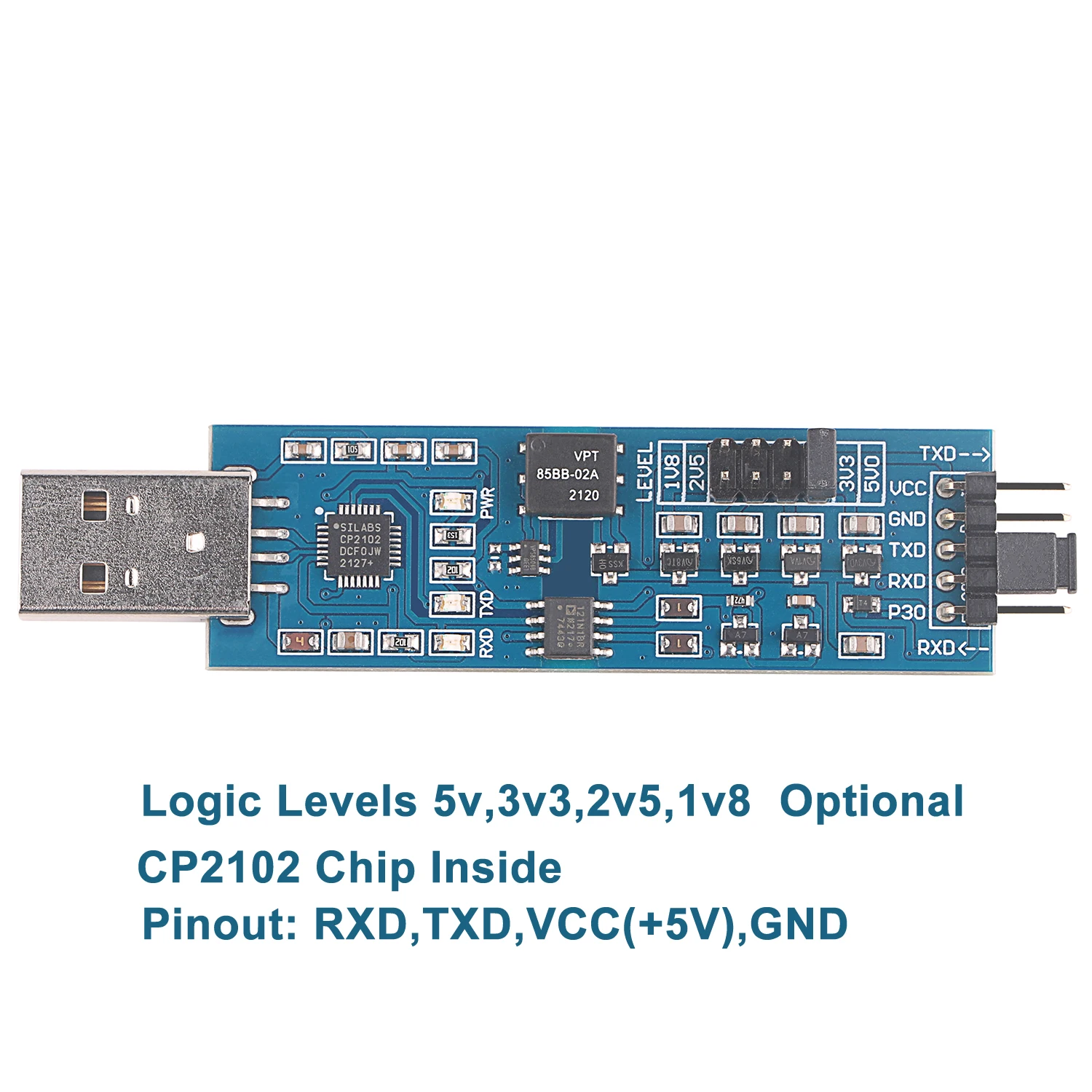 Adaptador serial USB, 1.8v, 2.5v, 3.3v, 5v, ttl, ftdi, 2.54mm, conversor uart, suporte para ganhar 10 mac os