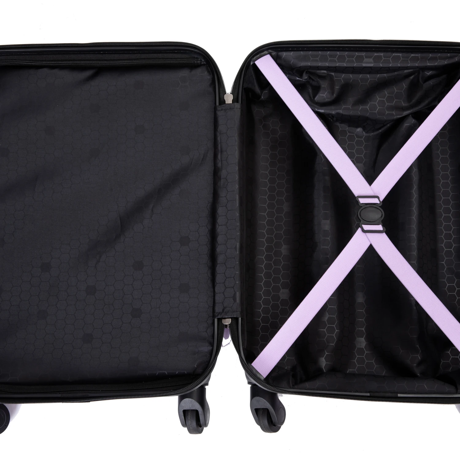 

20" Carry on Luggage Lightweight Suitcase, Spinner Wheels, Lavender Purple