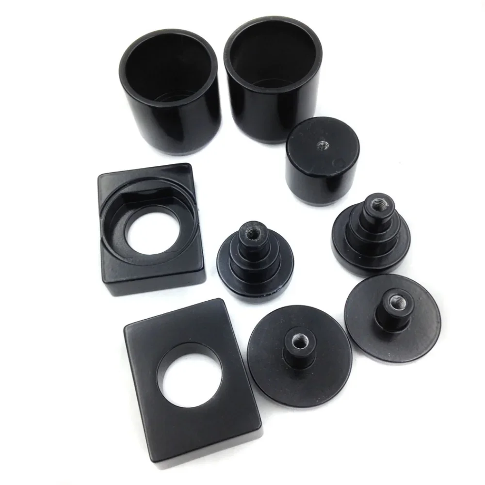 Motorcycle Black Fork Axle Caps Covers For 2006-2009 Kawasaki Zx14 Zx14R Zx-14R Aftermarket Motor Parts