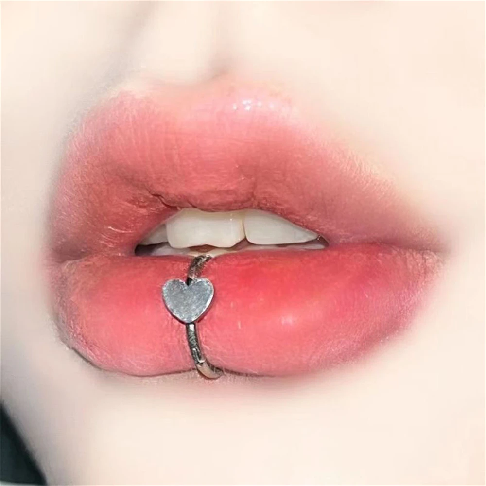 Aro de Aço Inoxidável C Clipe Anel Labial para Mulheres, Não Piercing, Jóia do Corpo Brinco Labret, Presente para Namorado, Moda, 2024