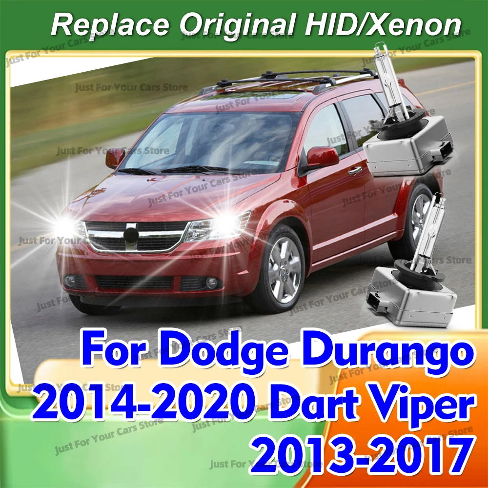 

2Pcs 6000K 8000K 10000K D3S D3 HID Xenon Headlight Bulbs 35W Fast Bright Lamps For Dodge Durango 2014-2020 Dart Viper 2013-2017