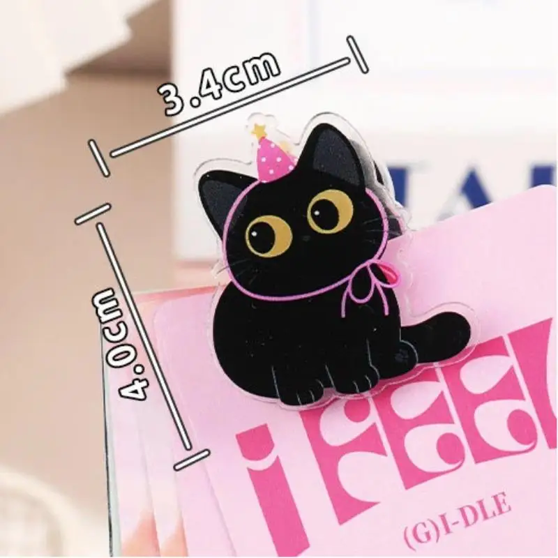 8 Stück Lebensmittel-Aufbewahrungsclips, kreative Snack-Clips, schwarze Katzen-Tütenclips, Gewürzbeutel-Frischhalteclips, feuchtigkeitsbeständig, niedliche Verschlussclips, Küchenhelfer – Detail 11