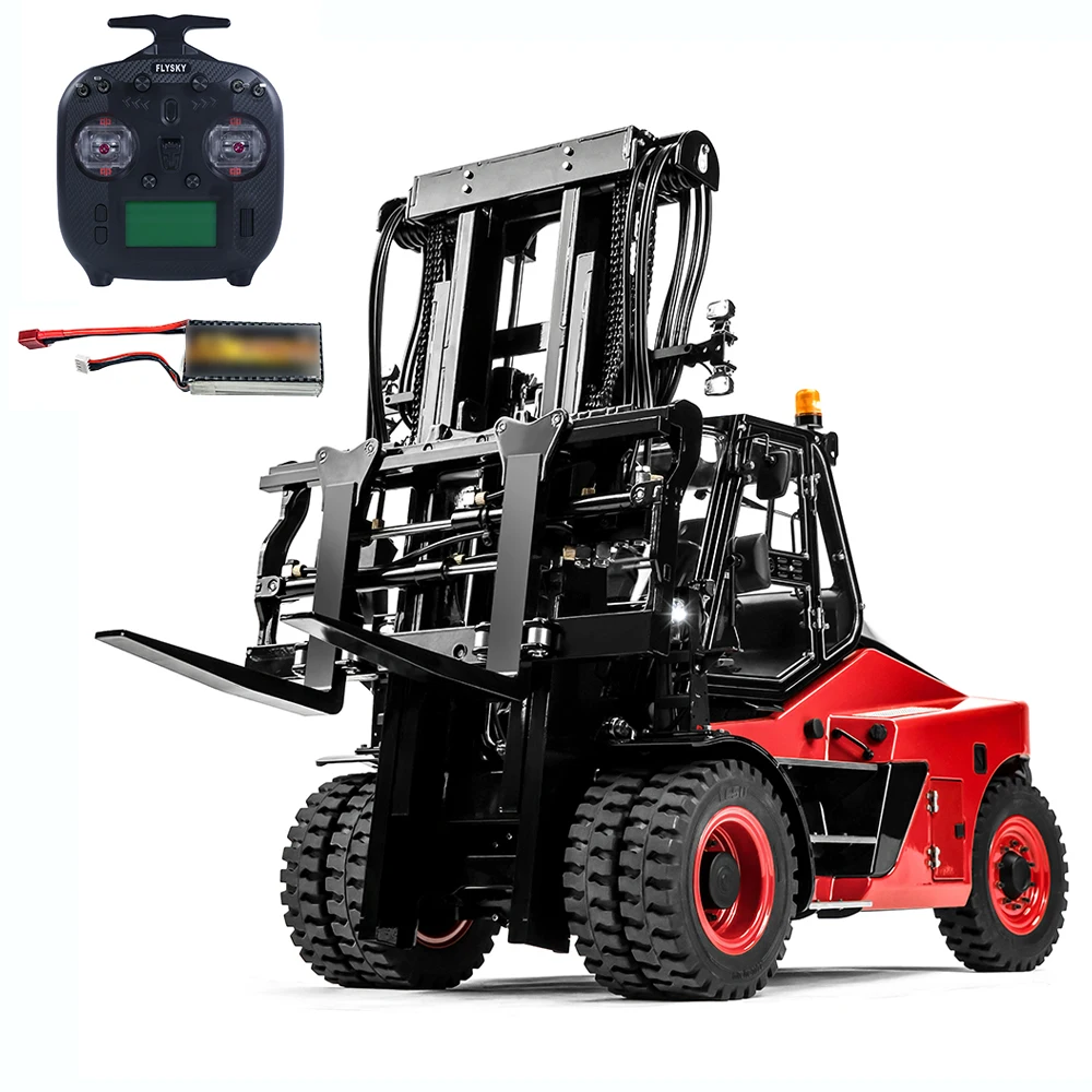 

Toys LESU Aoue-LD160S 1/14 RC Hydraulic Forklift Metal RTR Remote Control ST8 Trucks Light Sound Wheeled Car Model TH23511