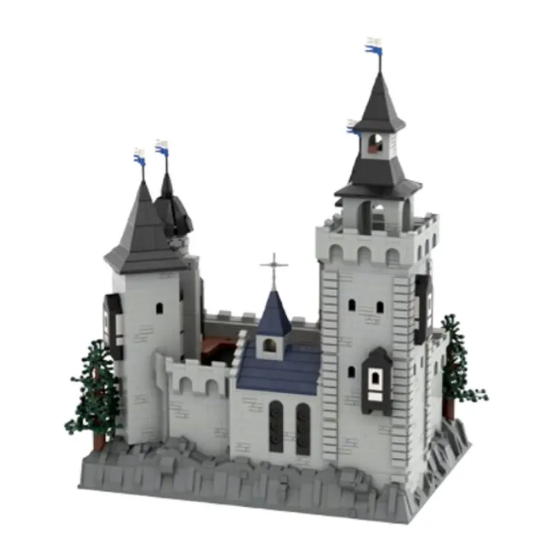 Spot MOC-100690, 178821 castillo de construcción DIY montaje de partículas pequeñas bloques de construcción juguete educativo modelo regalo conjunto adornos