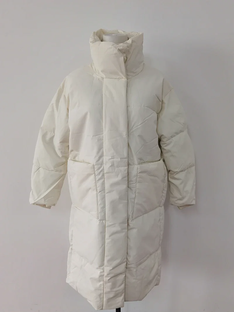 ฤดูหนาว Parkas ผู้หญิงความยาวกลางขนาดใหญ่แฟชั่นเกาหลีหลวมและหนา CasualParkas แจ็คเก็ต Design Sense Jacket Trend