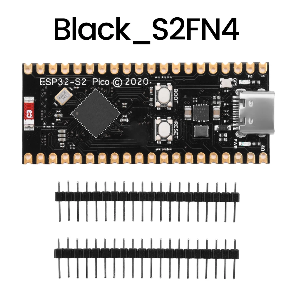 ESP32-S2-Pico _S2FN4R2/ESP32-S2-Pico S2FH4 Development Board WIFI Module Demo Board Type-c Interface Unsoldered Pin Strip