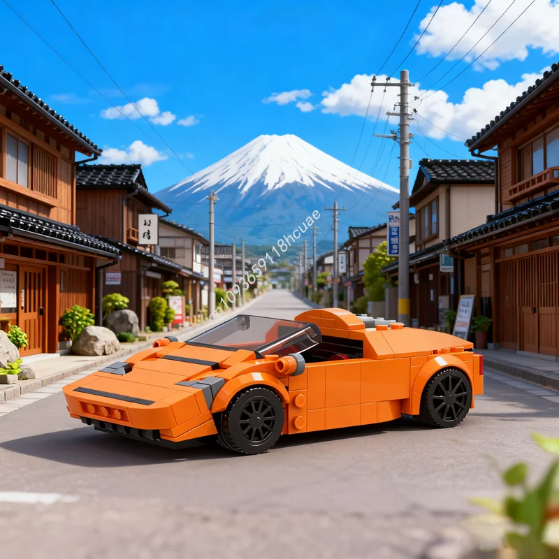 

233 шт. MOC Lamborghiniesed Countach LPI 4 Модель автомобиля Строительные блоки Архитектура Рождественские подарки DIY Идея игрушек Кирпич Дети