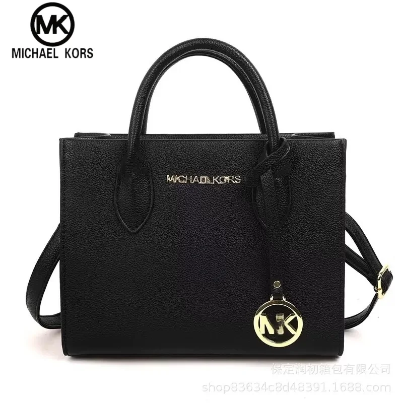Michael Kors women's casual and fashionable crossbody shoulder bag handbag MK light luxury high-quality PU leather tote bag