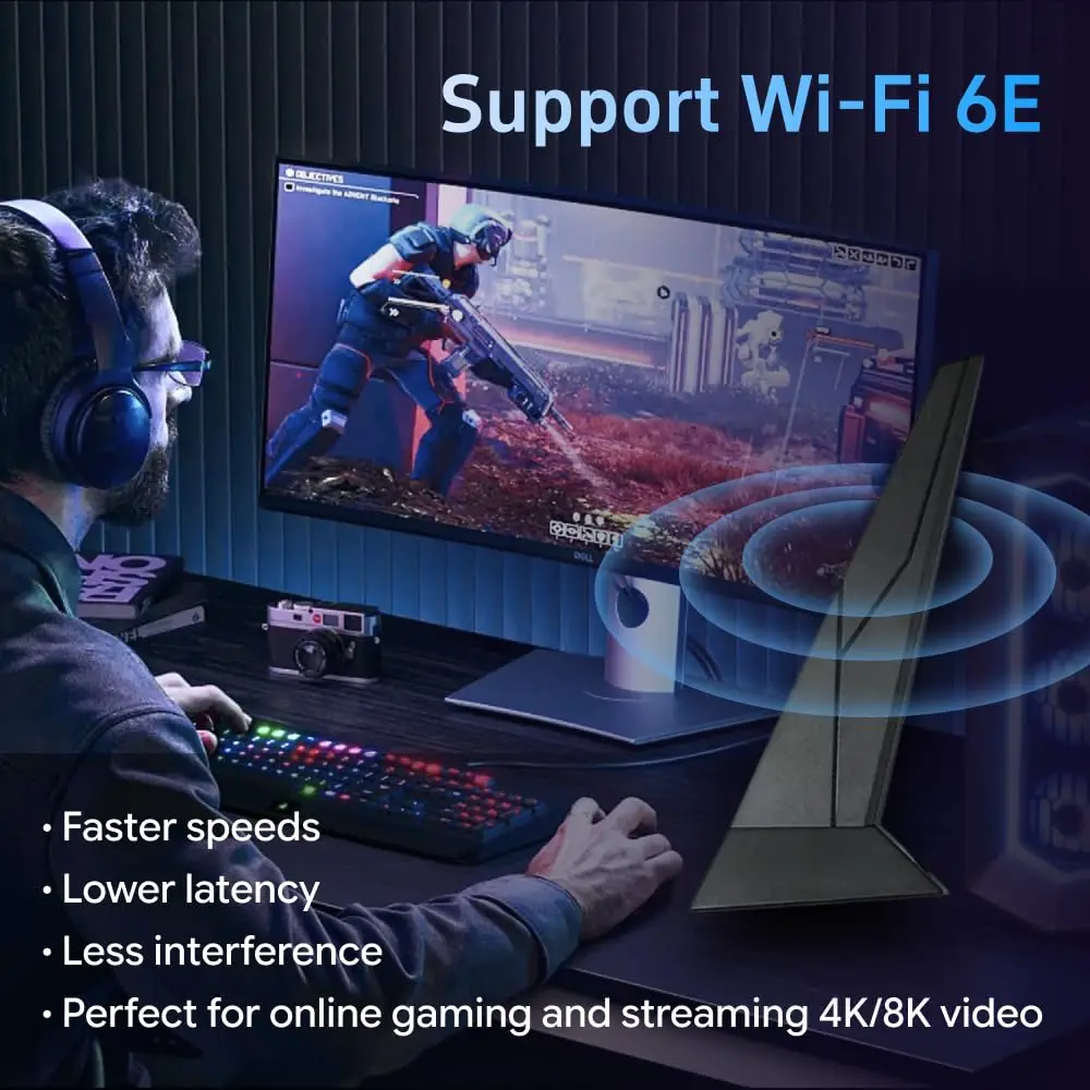WIFI 7 안테나 2T2R 듀얼 밴드 2.4G 5G 6G RP-SMA MSI Z790 Z790-A X670 X670E B760 B760M Z690 X570 B550 B460I B550I 마더보드용 썸네일 6