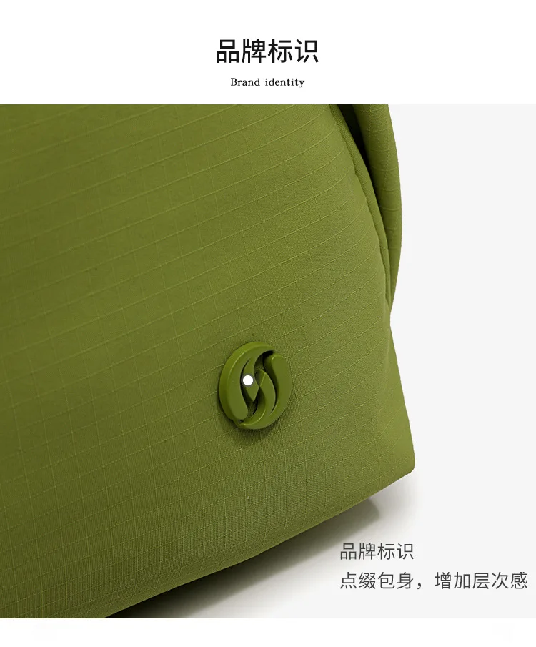Stilvoller, minimalistischer Rucksack für Damen, leichte Reisetasche mit Telefonschlüsselaufbewahrung, kleiner, schicker Rucksack – Detail 11