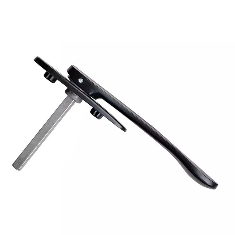 Imagem -05 - Liga de Alumínio Deslizante Porta Punho Parafuso Estilo Fino Aço Plástico Janela Botão Móveis Puxar Peça Hardware