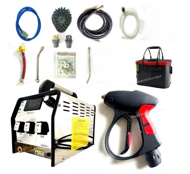 220V High-Temperature Electric Steam Cleaner 6-10Bar High-Pressure Steam Cleaning Machine
