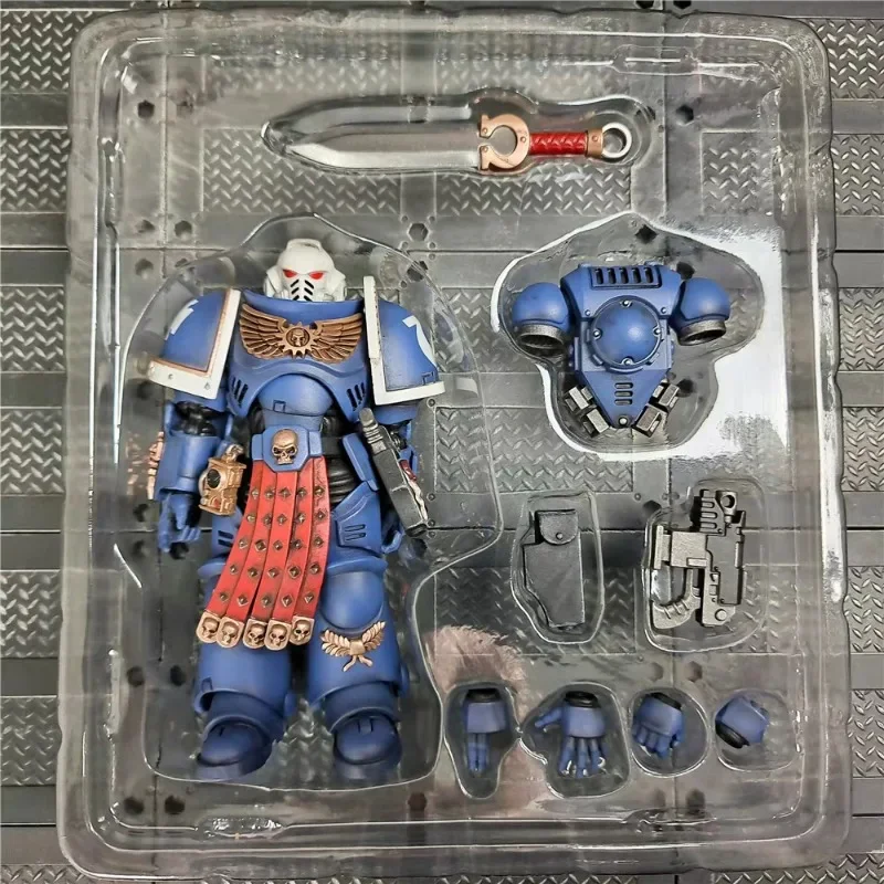 JOYTOY 1/18 Figurka Akcji Primaris Assault Veteran Intercessor Anime Figurka Model Zabawki Kolekcja Ozdoby Prezent Dostępny