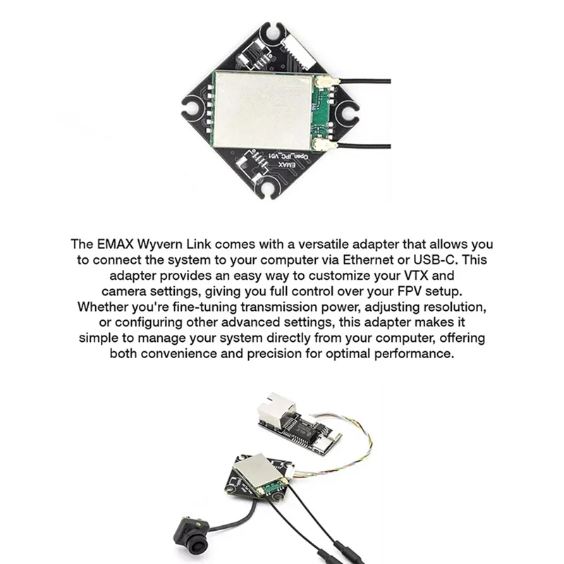 Wyvern Link Openipc VTX Alpha 100Mw VTX видеопередатчик HD цифровой VTX для FPV RC дрон под 5-дюймовым дрона