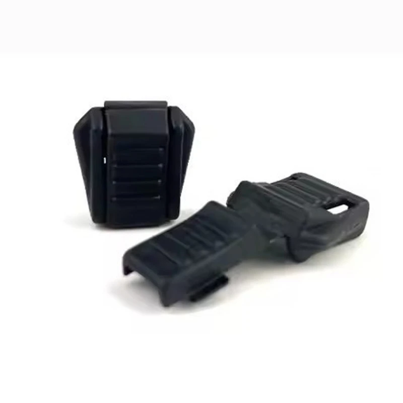 Q39E 5Pcs Light Weight Plastic Zippers End Clip With Smooth Surfaces Zippers Pull Cord Lock Plastic Shoe Lace End Clip