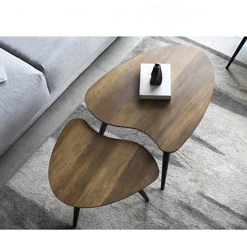 

# Modern Nordic Coffee Table Metal Living Room