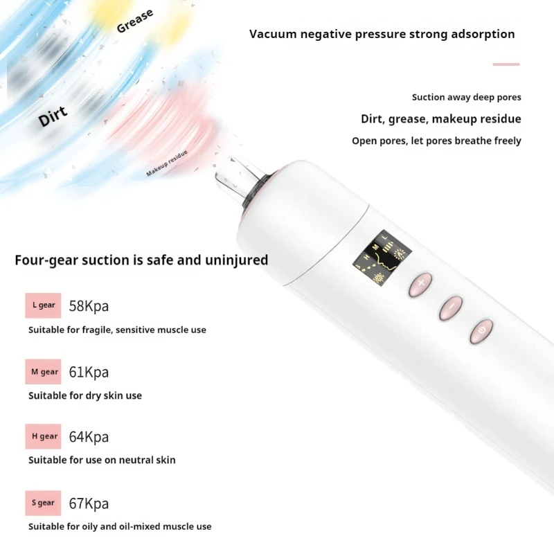 Multifunctioneel warm en koud mee-eterverwijderaar, poriënreiniger, schoonheidsinstrument