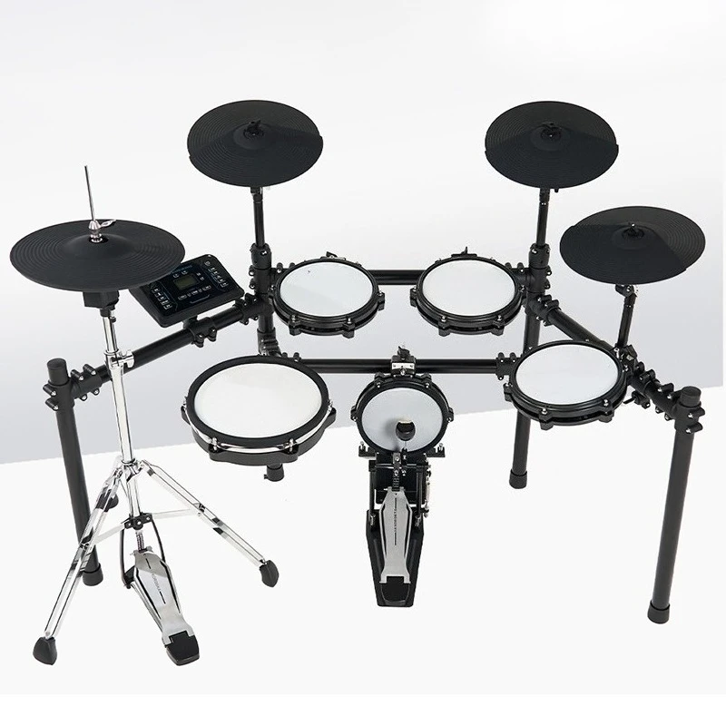 Professional Electronic Drum Kit 9-piece Digital Drum Set Adults Children's Practice Electric Drums Jazz Drums for Beginners