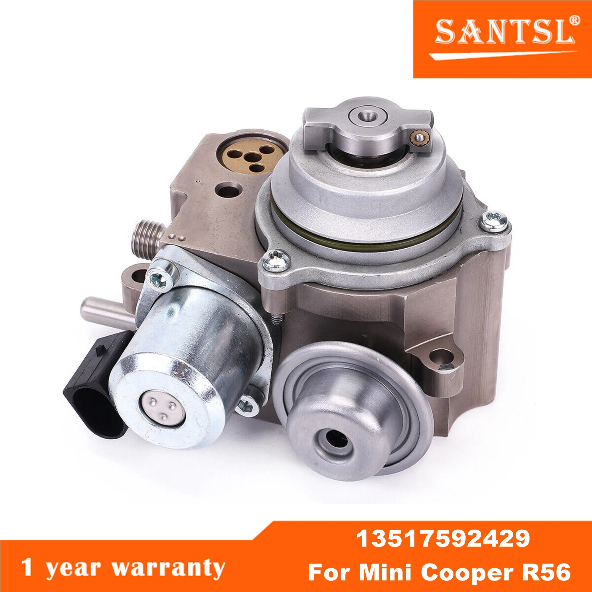 High Pressure Fuel Pump for Mini Cooper R56 R57 R58 R59 R60 2011-2012 1.6L 13517592429 Stainless Steel Car Accessory