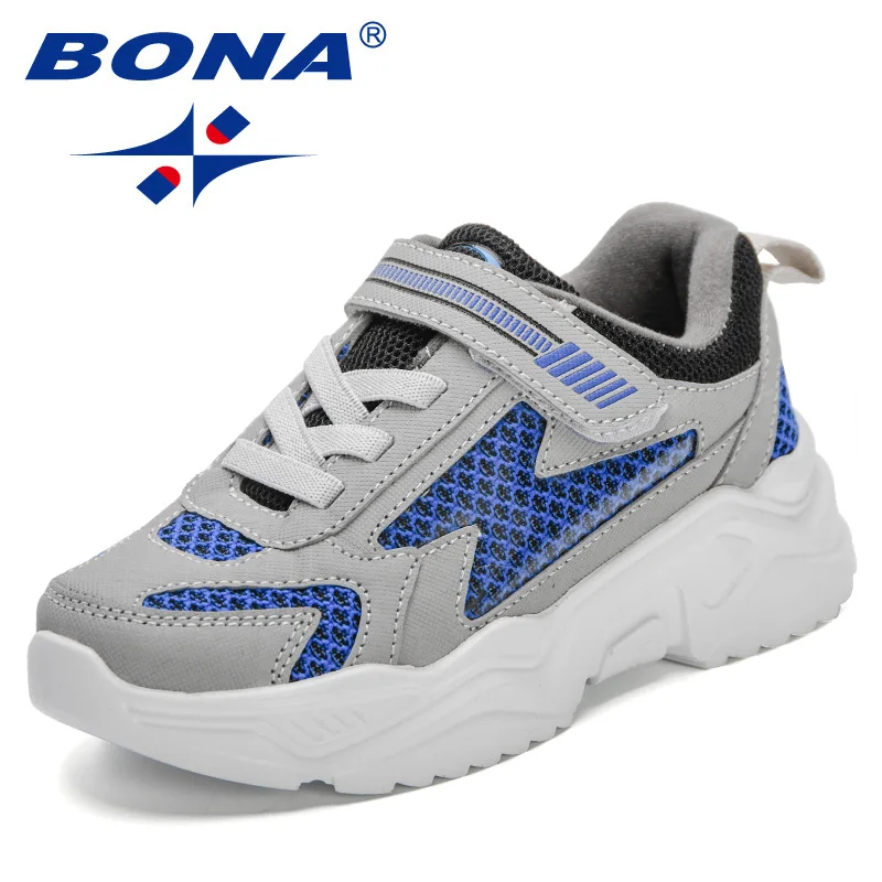 BONA 2023 nuovi designer scarpe da ginnastica bambini marca Walking Sho Trendy Sneakers ragazzi scarpe sportive leggere boy Girls Casual School