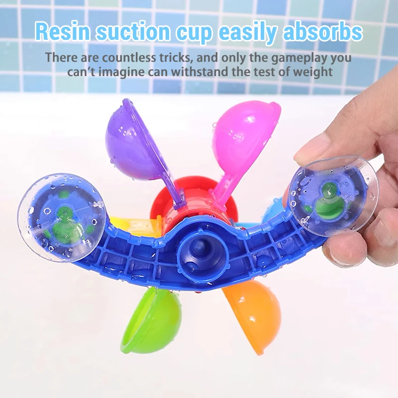 

Baby Bathtub Colorful Windmill Water Play Set Parent-Interaction Bathroom Shower Fun Sprinkler Toys Children Happy Shower Gifts