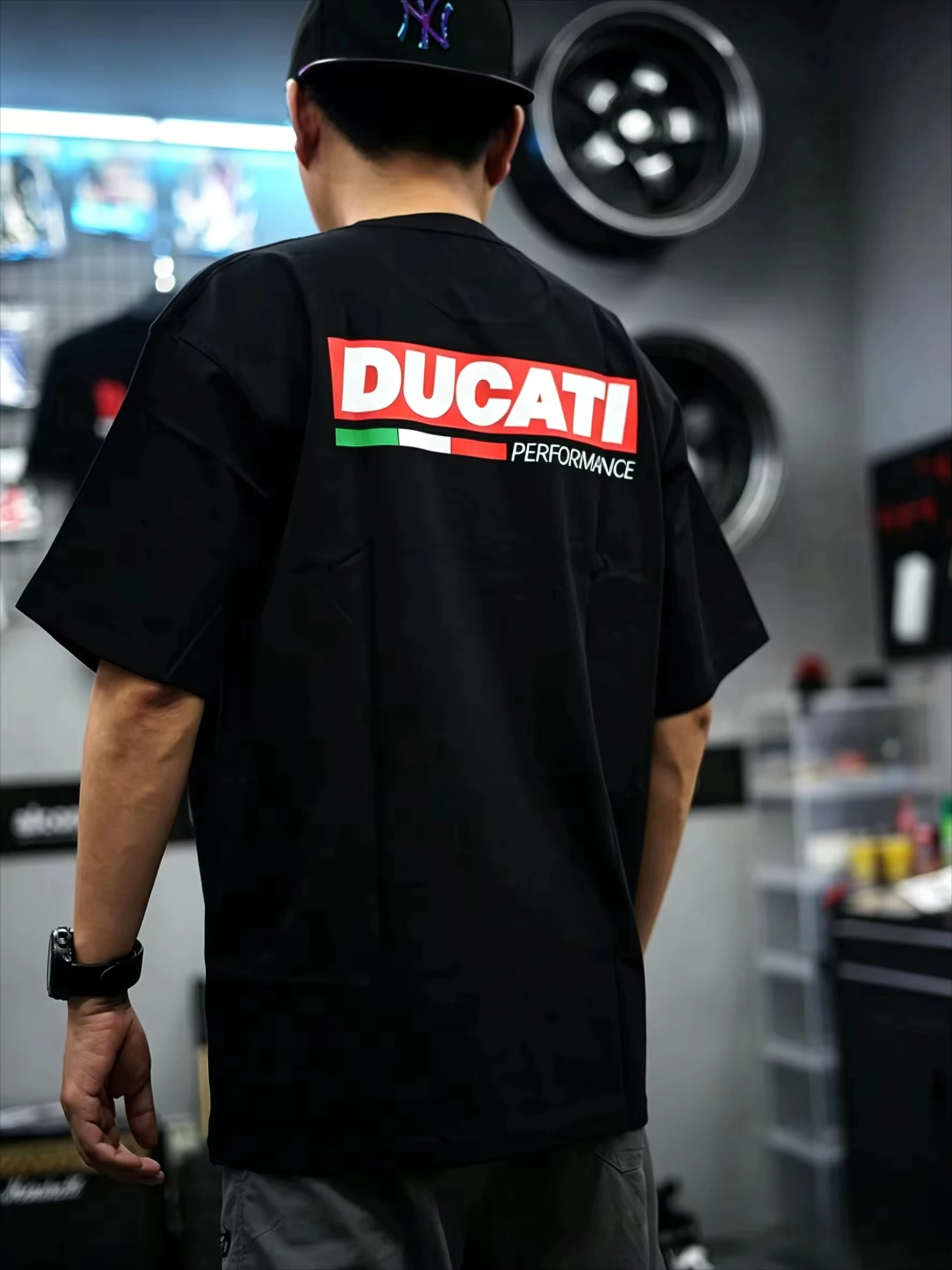 Cotton T Shirt Casual Ducatis Moto GP Racing Motorbike T-shirt Graphic Summer Short Sleeves 2026 Men and Women T-shirt Tops Tee