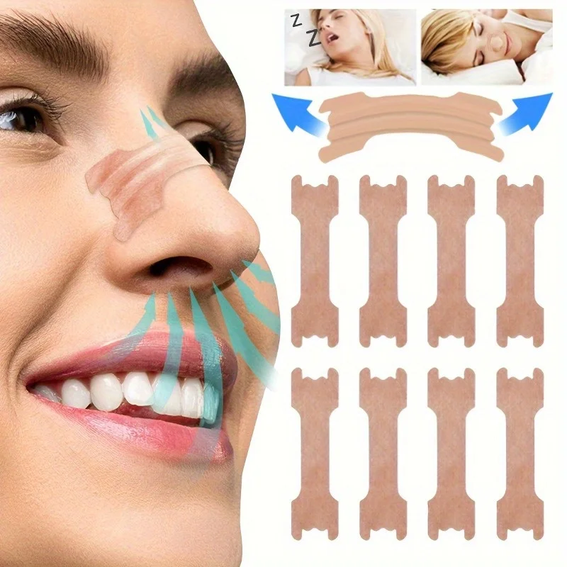 Nasal Strips Extra Strength Anti Snoring Nose Patch For Better Sleep Easier Breath Reduces Snoring Relieves Nasal Congestion