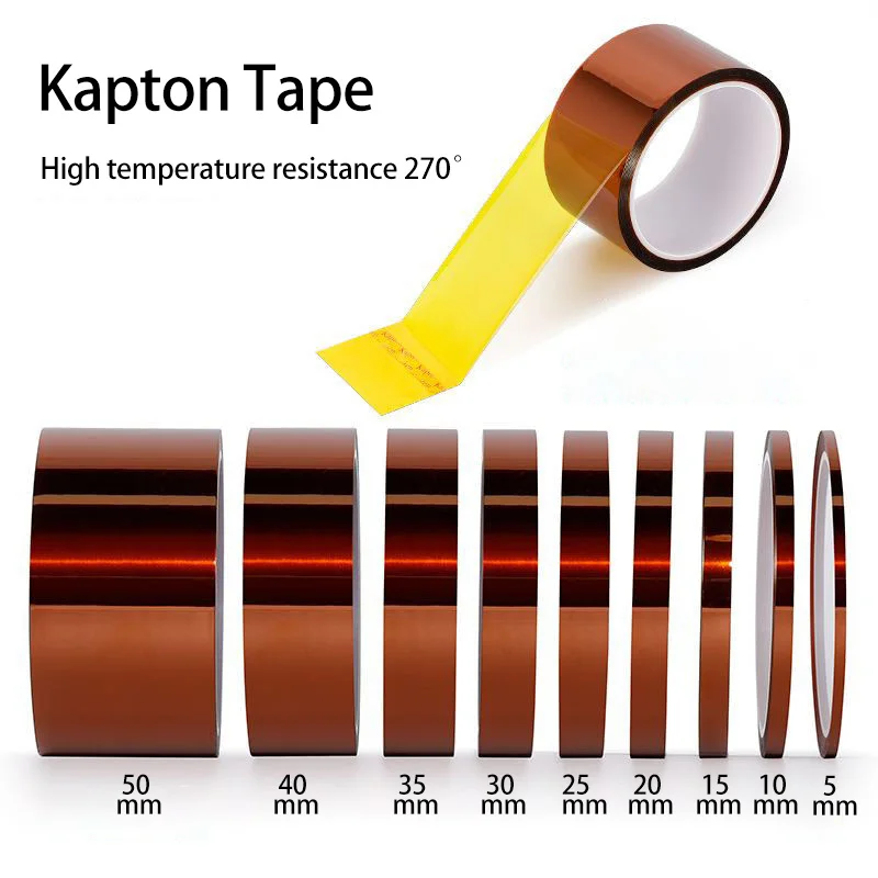 

Polyimide tape with insulation and solvent resistance for high-temperature protection in electronics and electrical appliances.
