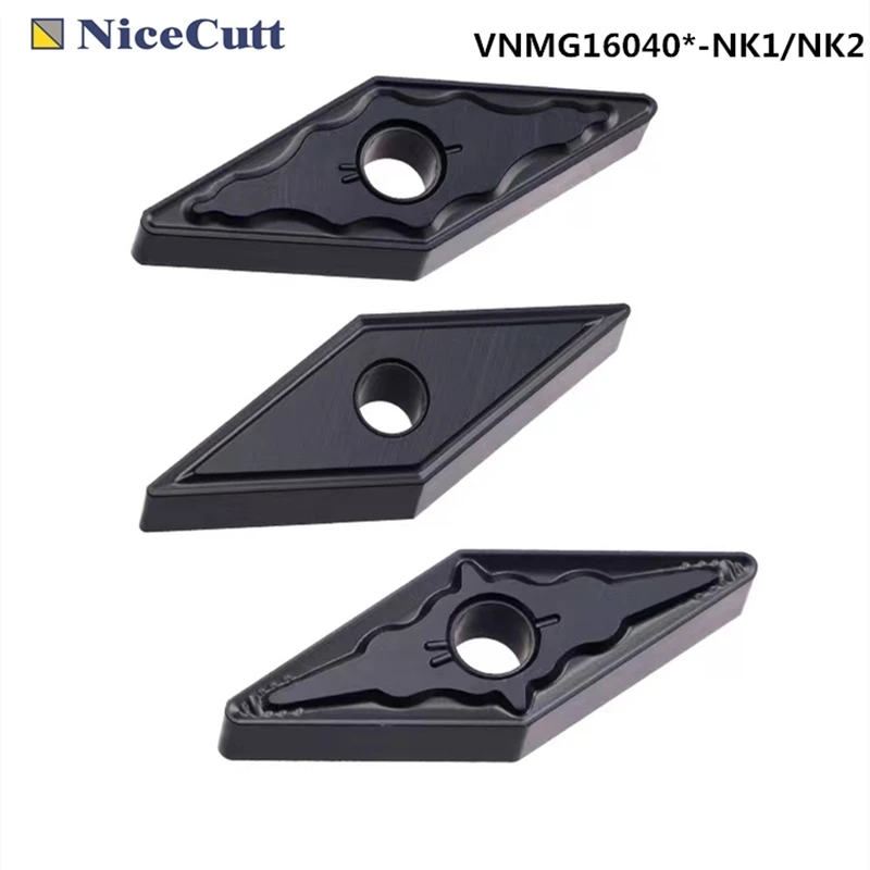 VNMG160404 VNMG160408 10pcs Carbide Turning Insert For Tungsten CNC Machine Cast lron Lathe Tools Holder Blade NiceCutt