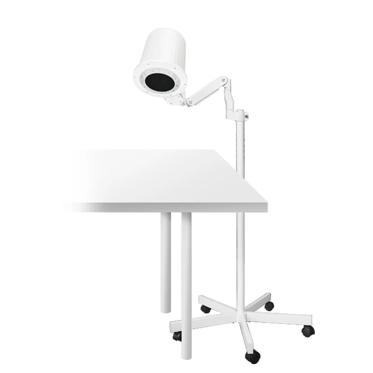 

2025 Led Light Manicure Table Floor Standing Pedicure Dust Collector With Stand For Nail Salon