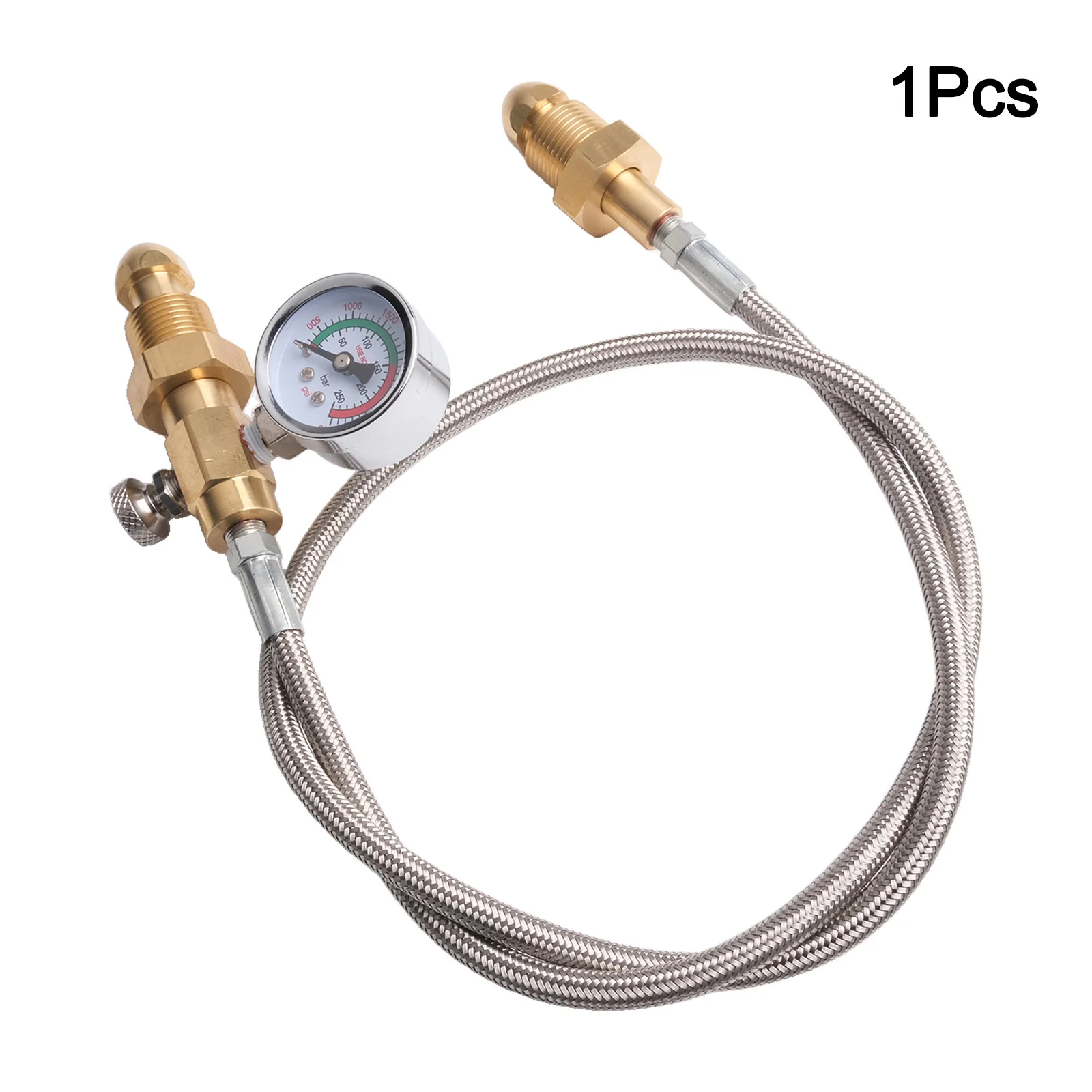 For BS 341 No 3 UK Argon Cylinder Bottle Transfer Hose with G 5/8 RH Connector Designed for Efficient Gas Transfer