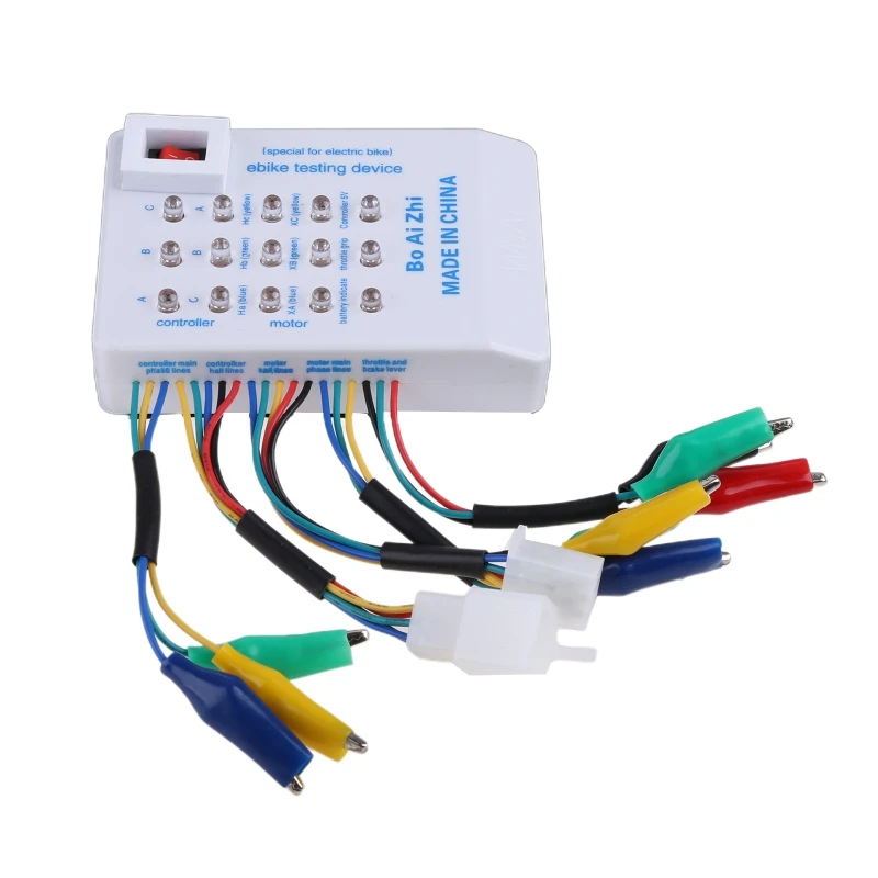 Eletro Carro E-bike Scooter Controlador Motor sem Escova Testador Rápido Alimentado por Bateria Poupado 24v 36v 48v 60v 72v