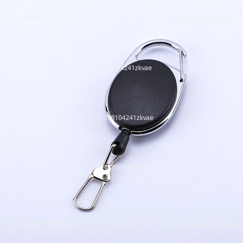 Retractable Rope Creative Personalized Custom Lettering Gift Stretch Chain Key Rope Waist Portable Access Card Lanyard